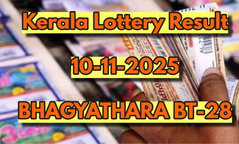 Kerala Lottery Result On 10-11-2025; Check Winners Of Bhagyathara Lottery BT-28 Lucky Draw: How To Claim Prize