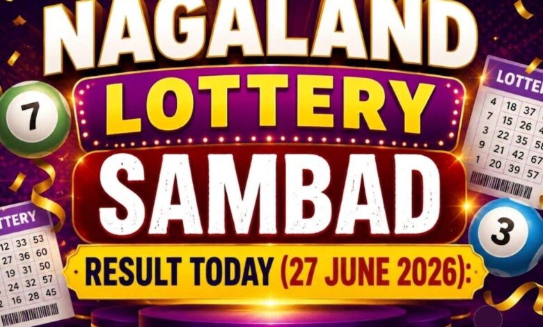 Nagaland Lottery Sambad result today, June 27, 2026: Dear Saturday Weekly 1st prize worth Rs 1 crore won by 96D 67938; check winning numbers
