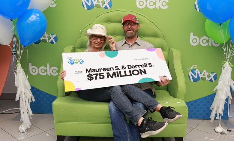Penticton couple ‘experiencing every emotion imaginable’ after winning $75M lotto jackpot