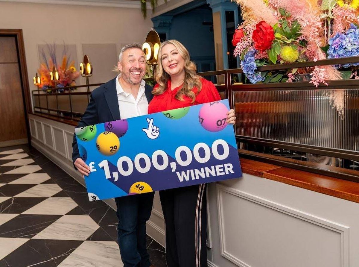 Richard Davies and Faye Stevenson-Davies celebrated a £1m win in June 2018, then repeated their win in November 2025