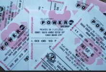 File photo of Powerball tickets.