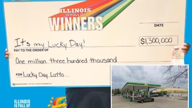 Lucky Illinois man scores $1.3 million after winning the same lottery draw twice in 15 years