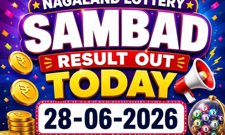 Nagaland State Lottery result out today (28-06-2026): check Rs 1 crore prize winning number and full list here