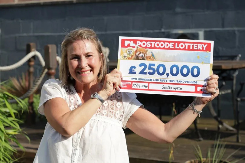Clare scooped £250,000 with the Postcode Lottery draws this week