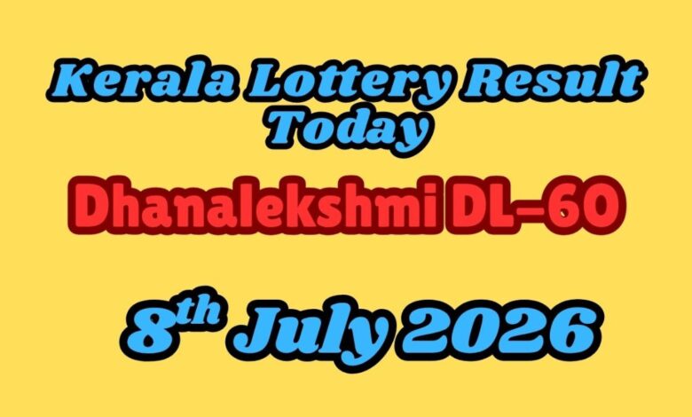 Kerala Lottery Result Today July 8: Dhanalekshmi DL-60 Results DECLARED:Check Prize List & How to Claim