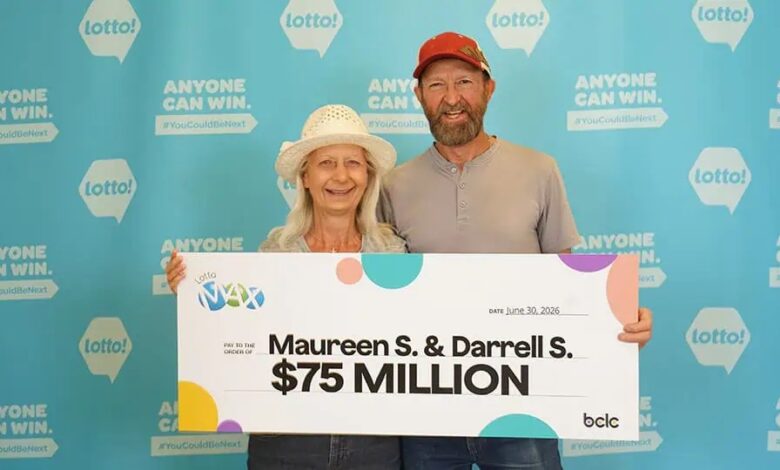B.C. Couple Takes Home $75 Million in Lottery Win