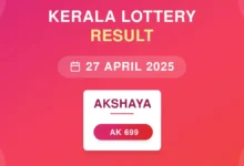 Akshaya Lottery Result On April 27, 2025 | Akshaya AK-699 Live Kerala Lottery Results Declared: First Price, Full Winning Numbers