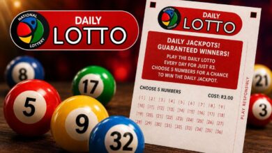 Daily Lotto jackpot draw
