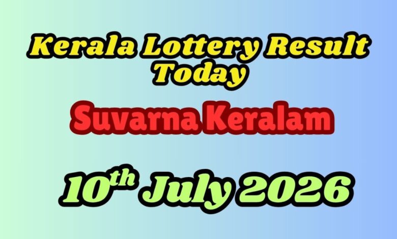 Kerala Lottery Results Today, 10-07-2026: Suvarna Keralam SK 60 Result ANNOUNCED: Check Full Prize List