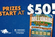 Millionaire Maker Scratch-Off Delivers Another $1 Million Top Prize - Mississippi Lottery