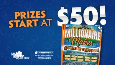 Millionaire Maker Scratch-Off Delivers Another $1 Million Top Prize - Mississippi Lottery