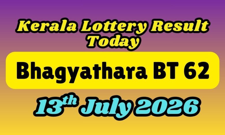 Kerala Lottery Results Today, 16-07-2026; Bhagyathara BT 62 Results ANNOUNCED; Find Out The 1st Prize Winner