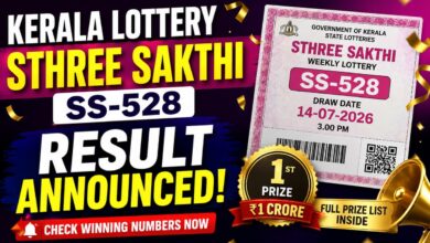 Kerala Sthree Sakthi SS-528 Lottery Result Today: Rs 1 Crore Winner, Full Winners List Here