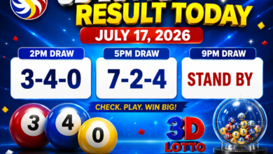 3D Lotto Result Today, July 17, 2026 [OUT]: Check PCSO Swertres Winning Numbers for 2 PM, 5 PM & 9 PM Draws, Latest Results, Draw Schedule and Prize Claim Details