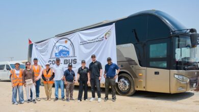The UAE Lottery Helps Outdoor Workers Beat the Summer Heat through the Cool Bus Shelter Initiative