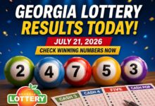 [OUT] Georgia Lottery Results Today, July 21, 2026: Cash 3, Cash 4, Georgia FIVE & Cash Pop Midday Winning Numbers; Check Latest GA Lottery Results