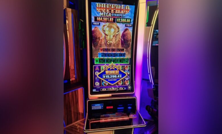 Buffalo Mega Stampede slot machine MGM Springfield