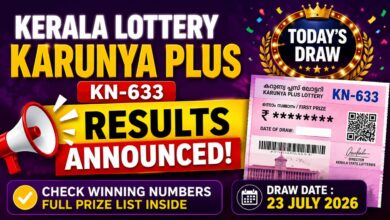 Kerala Karunya Plus KN-633 Lottery Result Today: Rs 1 Crore Winner, Full Winners List Here