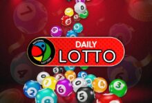Here are the Daily Lotto results.
