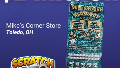 Ohio man hits $1M scratch-off. Feels lucky. Buys another ticket, wins $25K