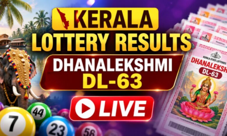 Kerala Lottery Result Today, 29 July 2026 LIVE: Dhanalekshmi DL-63 Wednesday Weekly Draw Winners List; Series