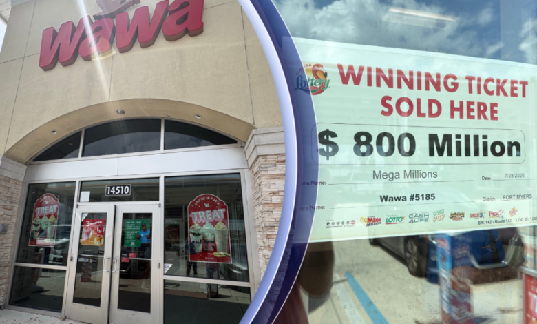 Winning $800 million Mega Millions ticket sold in Bradenton: Lottery website