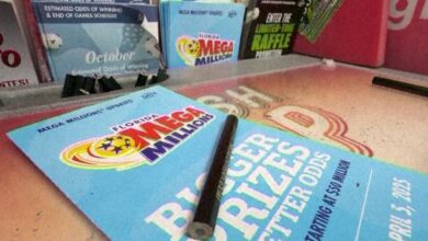Single Jackpot-Winning Mega Millions Ticket Sold in Florida