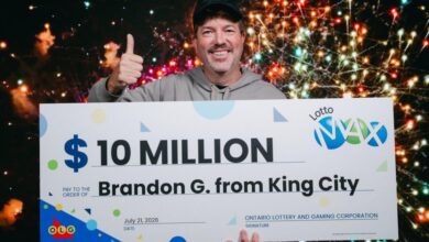 King City man celebrates $10 million Lotto max jackpot