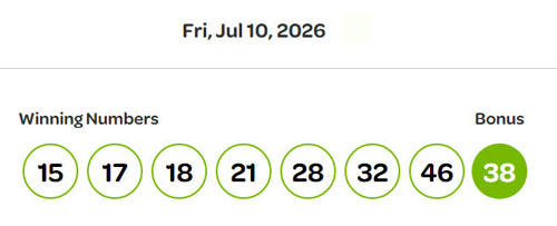 lotto max, winning numbers, july 10