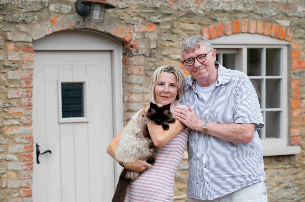 The couple landed a third of the £1 million prize after two separate near-death experiences