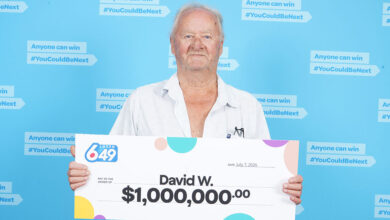 Pleased with free plays, Merritt man discovers $1M Lotto 6/49 win