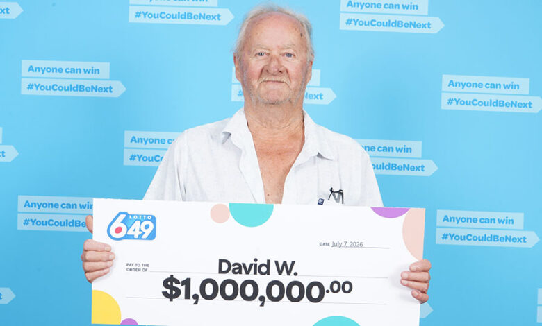 Pleased with free plays, Merritt man discovers $1M Lotto 6/49 win