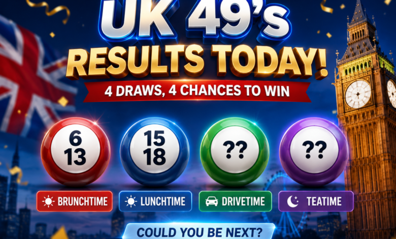 [OUT] UK 49's Results Today, July 30, 2026: Brunchtime, Lunchtime, Drivetime & Teatime Winning Numbers – Check Latest UK49s Results