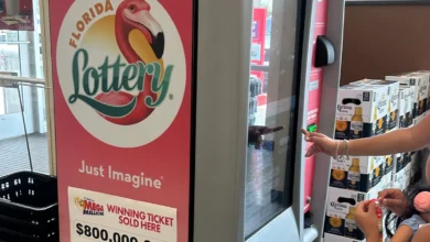 Florida Lottery jackpot at $5 million. Tonight’s winning numbers