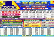 Nagaland Sambad Lottery Result Today, 2-8-2026 LIVE: Dear 1PM WISH Sunday Weekly Lucky Draw Winning Numbers