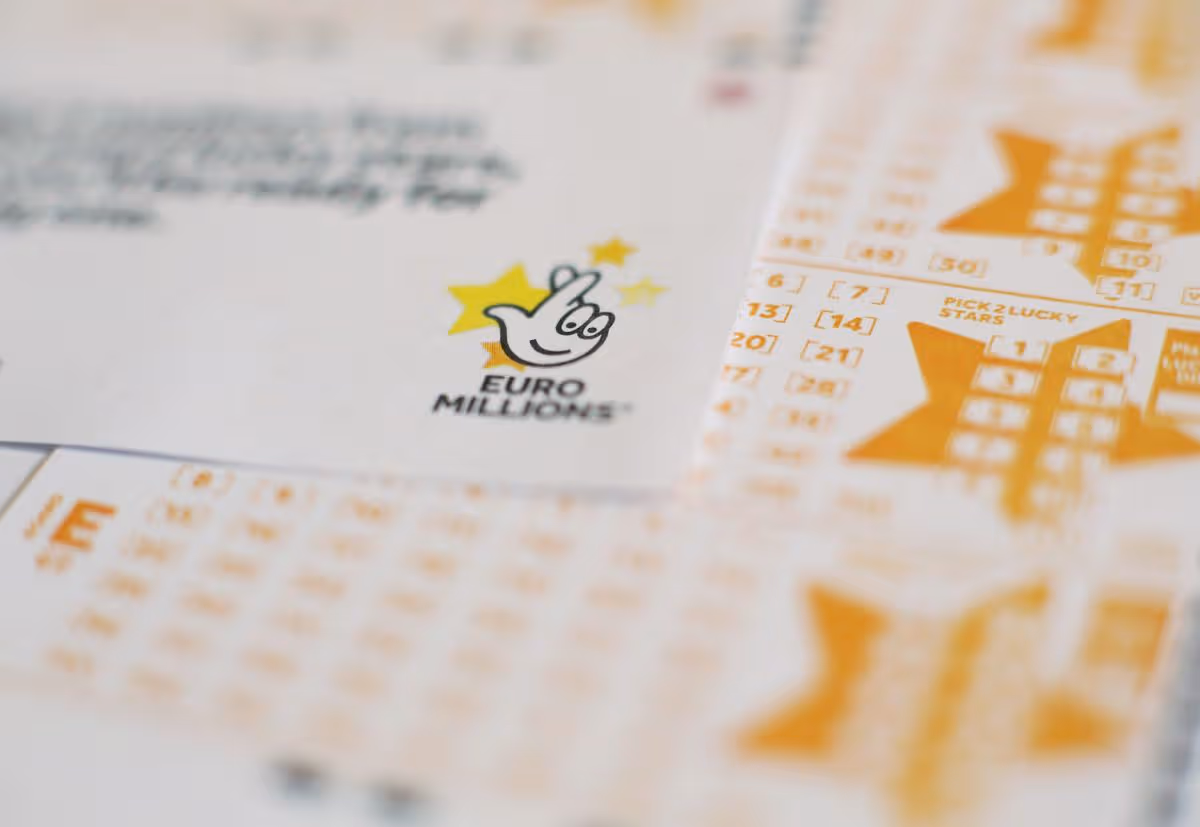  National Lottery Euromillions ticket