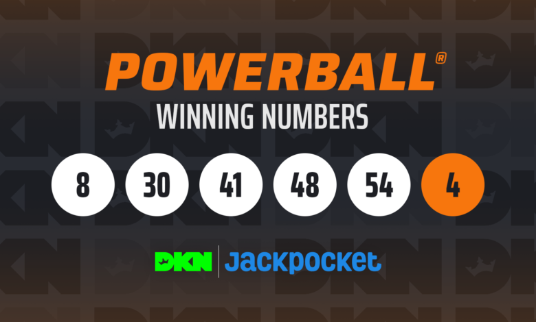 Powerball Winning Numbers from 8/3/26