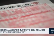Powerball jackpot jumps to $786 Million
