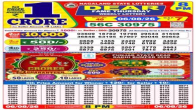 Nagaland Lottery Result Today, 6 August 2026 LIVE: Dear Night Sambad 8 PM Thursday Weekly Lucky Draw Winners