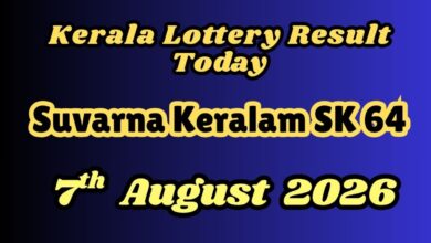 Kerala Lottery Result Today, 7th August: Suvarna Keralam SK 64 Rs. 1 Crore Winner Declared; Check Full List