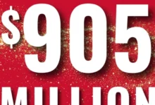 Powerball jackpot hits $905 million for Monday's drawing - 8th largest
