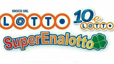 Lotto, SuperEnalotto and 10eLotto Draws: August 11, 2026