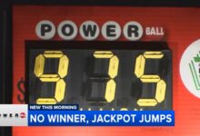 Powerball jackpot rises to $1B after Monday night's drawing ends without a big winner