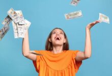 lotto winner, rich, jackpot, rich woman, woman with money