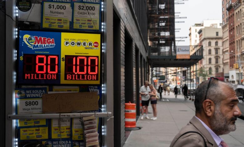 Winning numbers drawn for estimated $1 billion Powerball jackpot