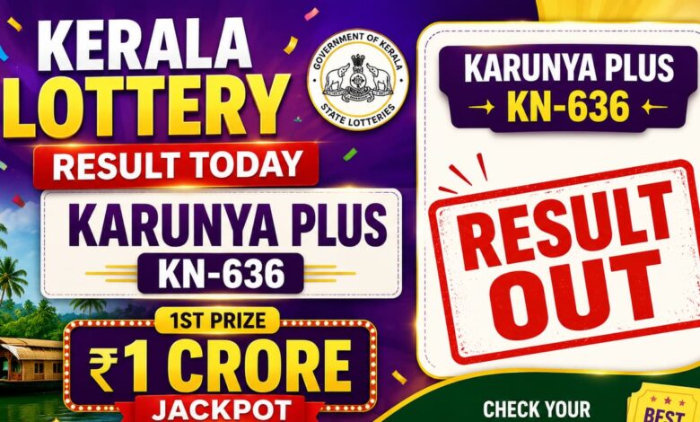 Kerala Lottery Result Today (13/08/2026) Live: Karunya Plus KN-636 Winning Numbers Out, Check Rs 1 Crore Winner