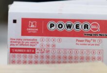 Powerball lottery tickets are sold at a convenience store, Dec. 22, 2025, in Portland, Ore. (AP Photo / Jenny Kane, File)