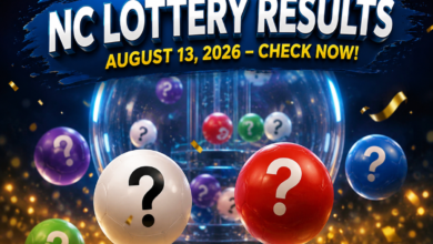 OUT | North Carolina Lottery Results August 13, 2026: Check Pick 3, Pick 4, Fireball and Latest Winning Numbers