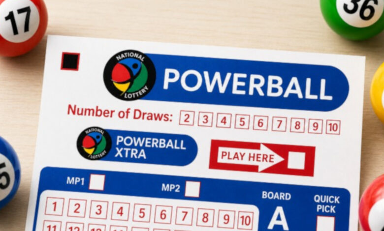 Powerball and Powerball XTRA Results lottery draw results for Friday, 14 August 2026
