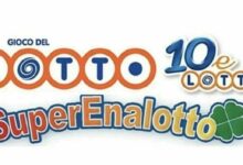 Lotto, SuperEnalotto, and 10eLotto Draws: August 17, 2026